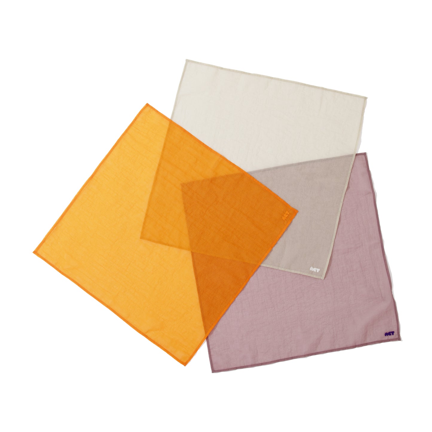 SEE-THROUGH GRID BANDANA / GRAYGE