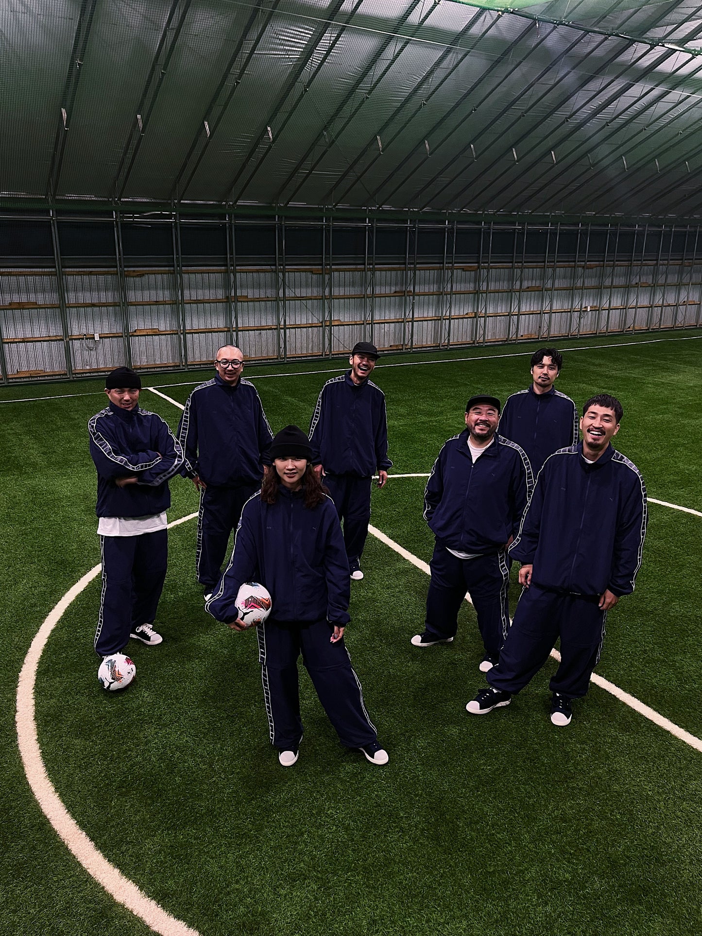 ×PUMA T7 TRACK PANTS / NAVY