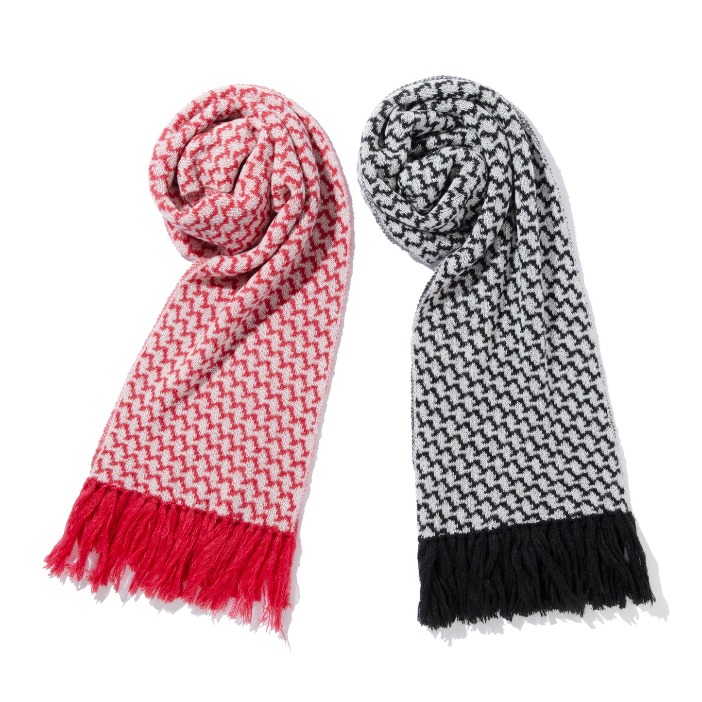 KPATTERN STOLE / BLACK