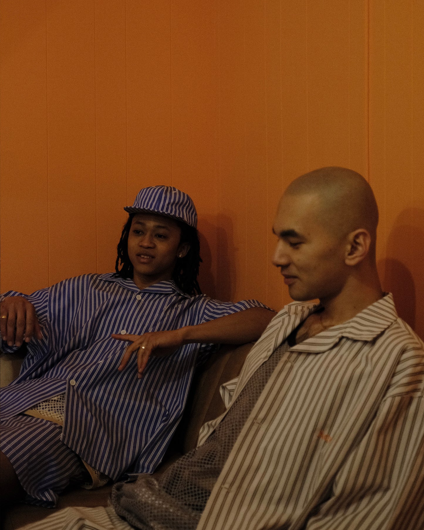 MESH TANK TOP / BEIGE