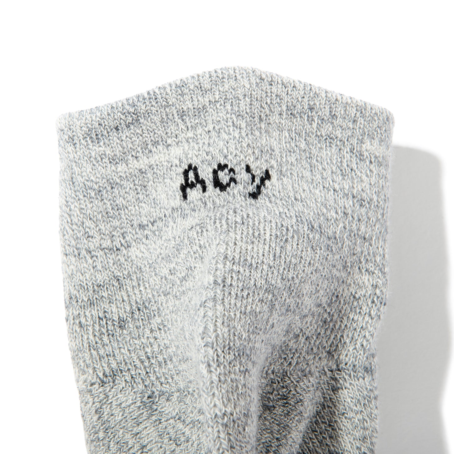 2-PAC M.SHORT SOCKS / WHITE&GRAY