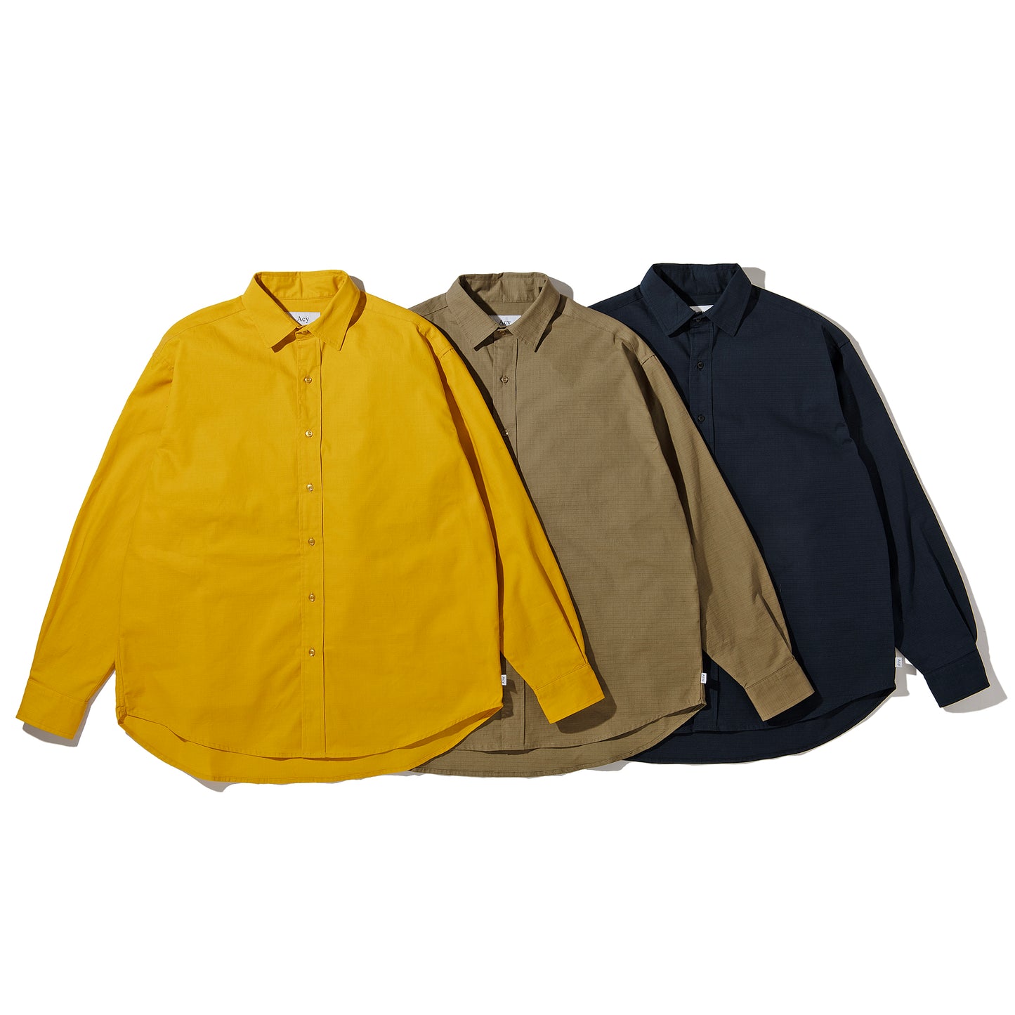 NEW BASIC SNAP SHIRTS / NAVY