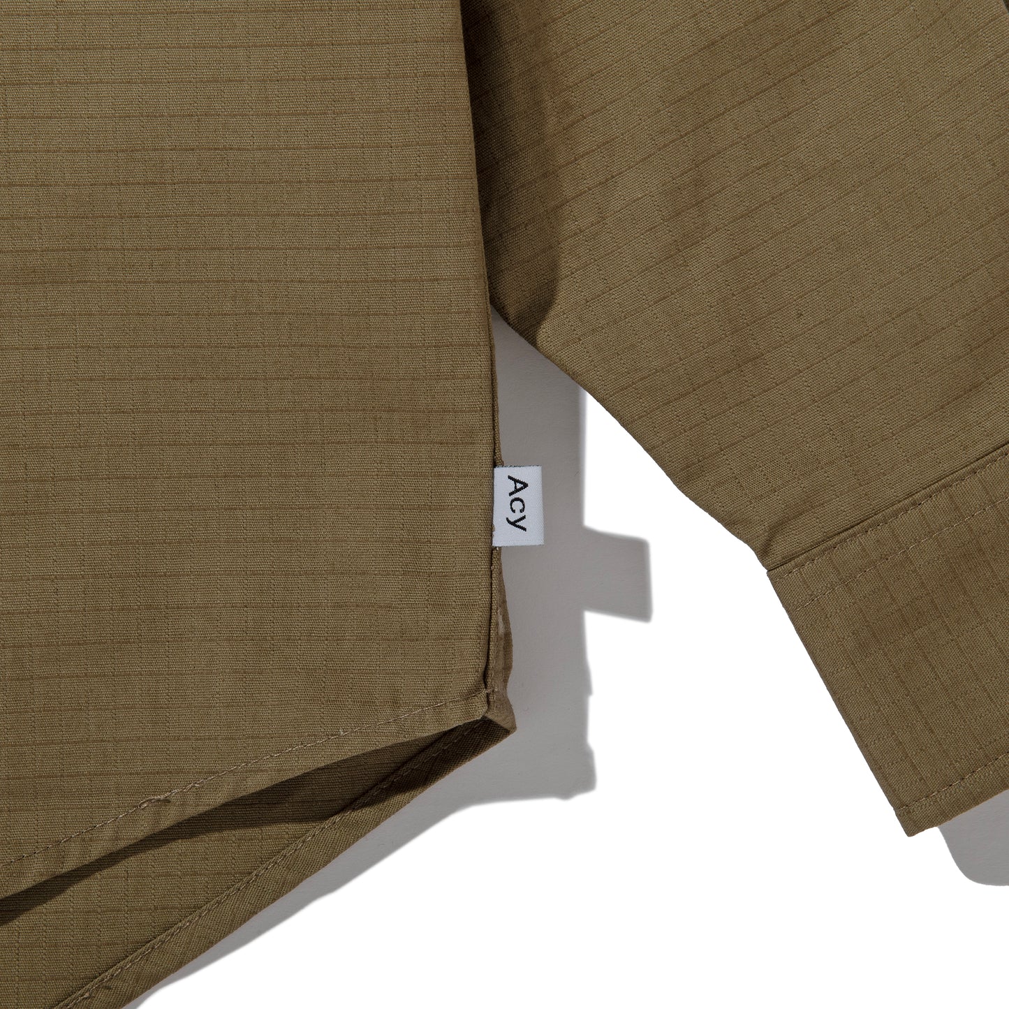 NEW BASIC SNAP SHIRTS / KHAKI