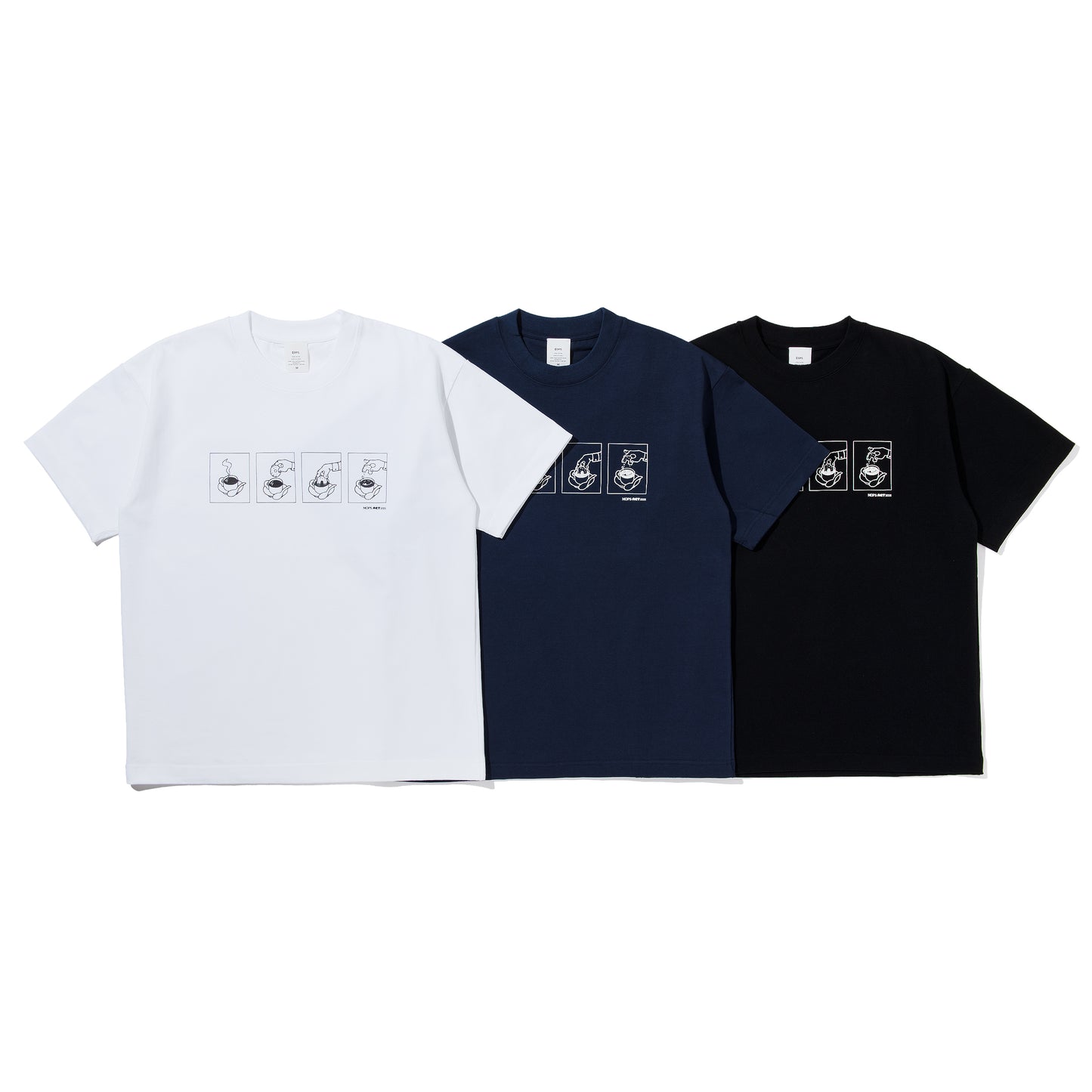 ×MOPS. DIPS TEE / WHITE
