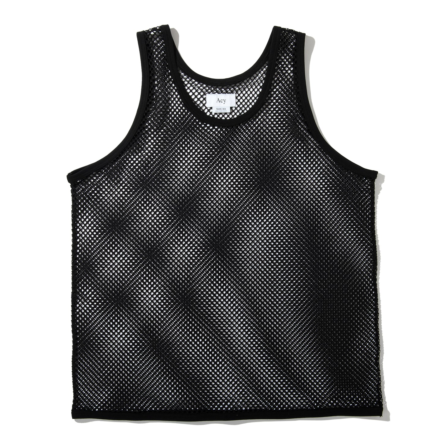 MESH TANK TOP V2 / BLACK