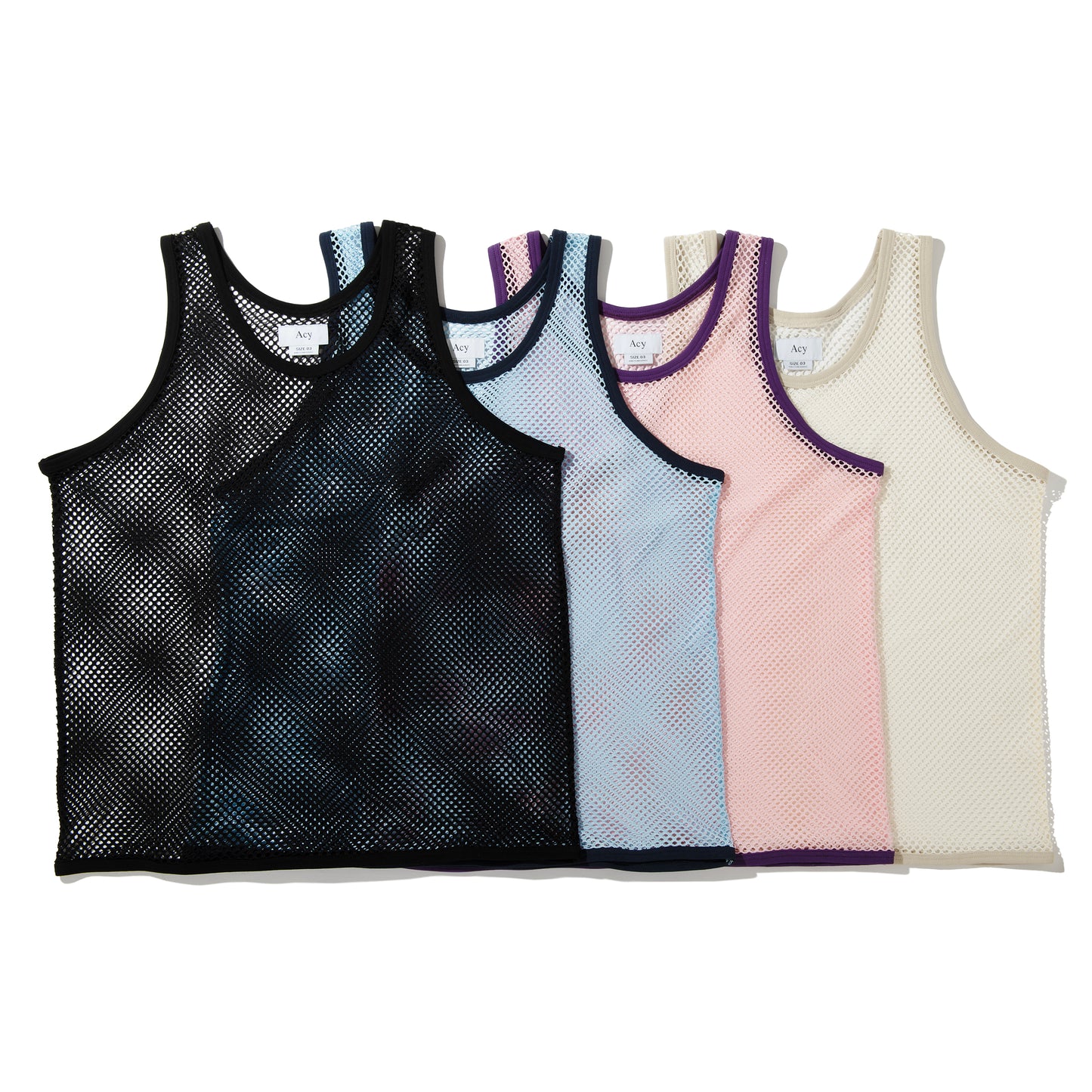 MESH TANK TOP V2 / L.BLUE