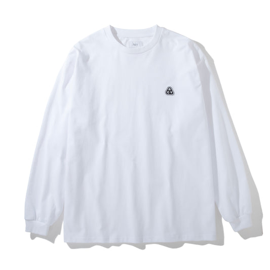 PATCH L/S TEE / WHITE