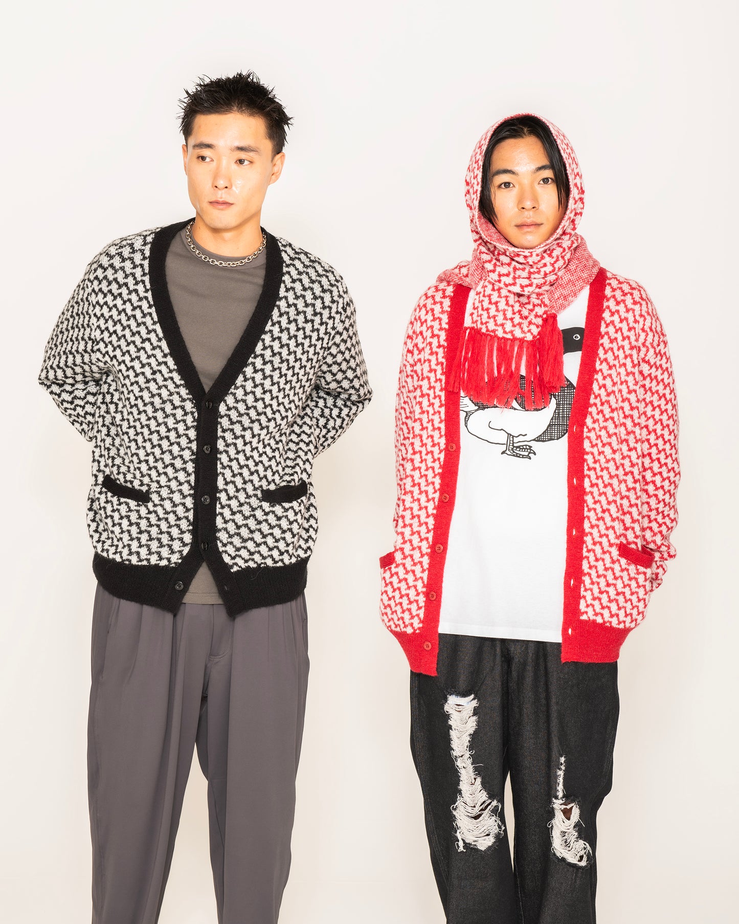 KPATTERN STOLE / RED