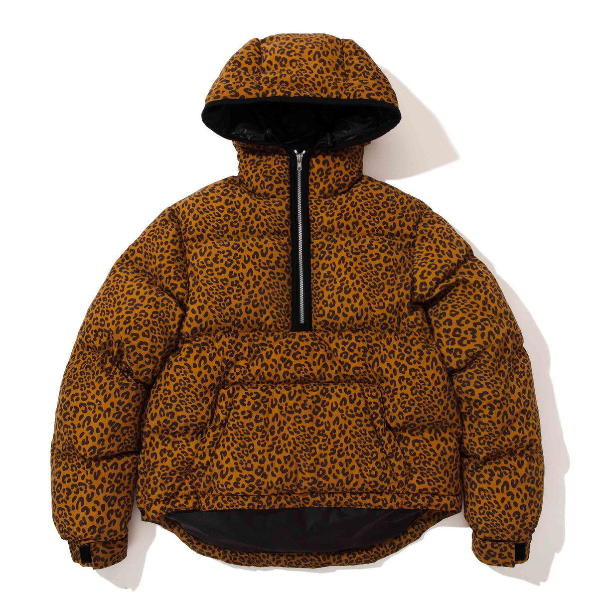 ALWACY HALF ZIP JACKET / LEOPARD