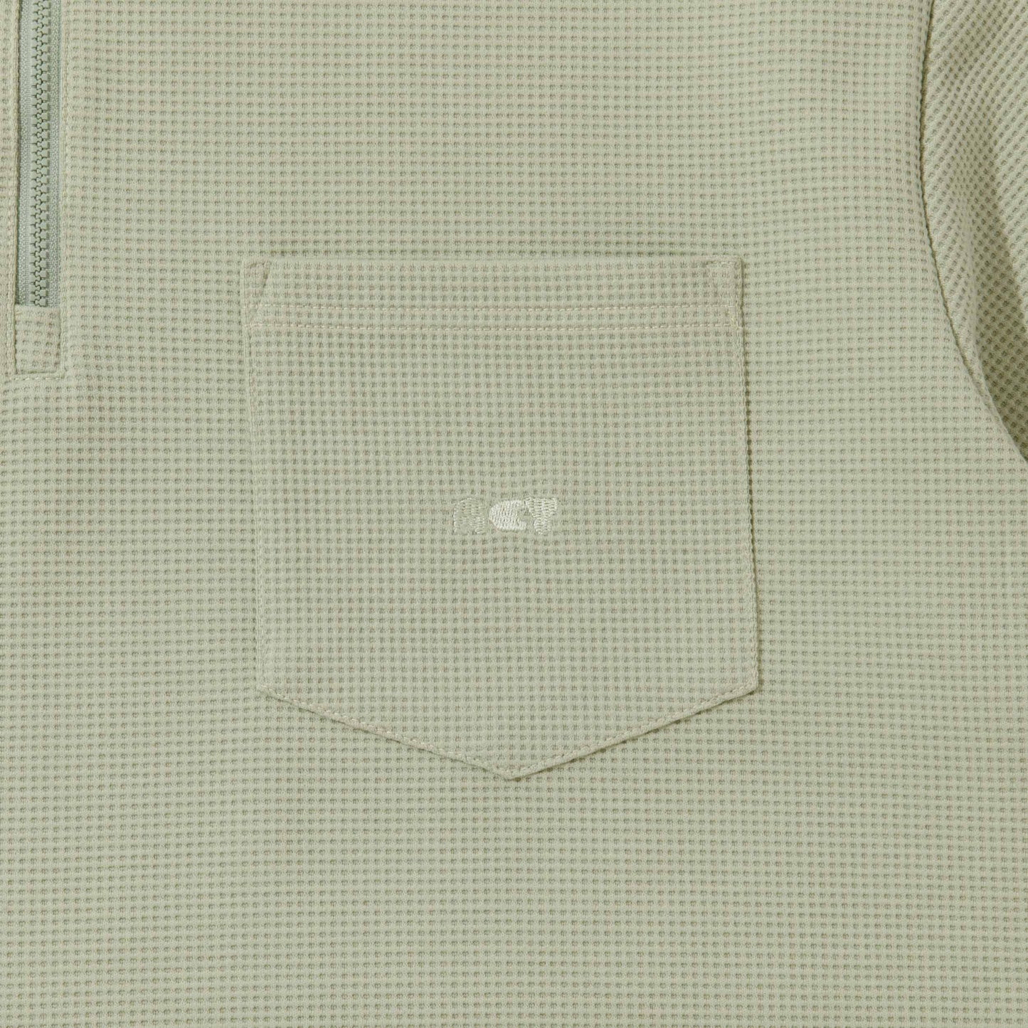 ZIP THERMAL PULLOVER / L.GREEN