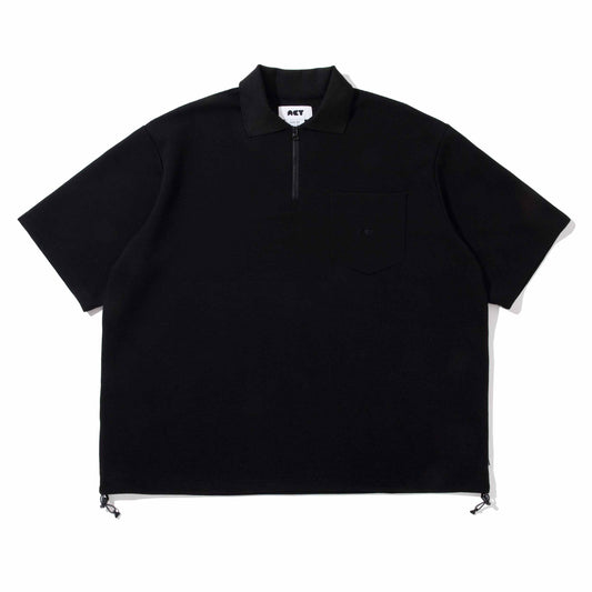 ZIP THERMAL PULLOVER / BLACK