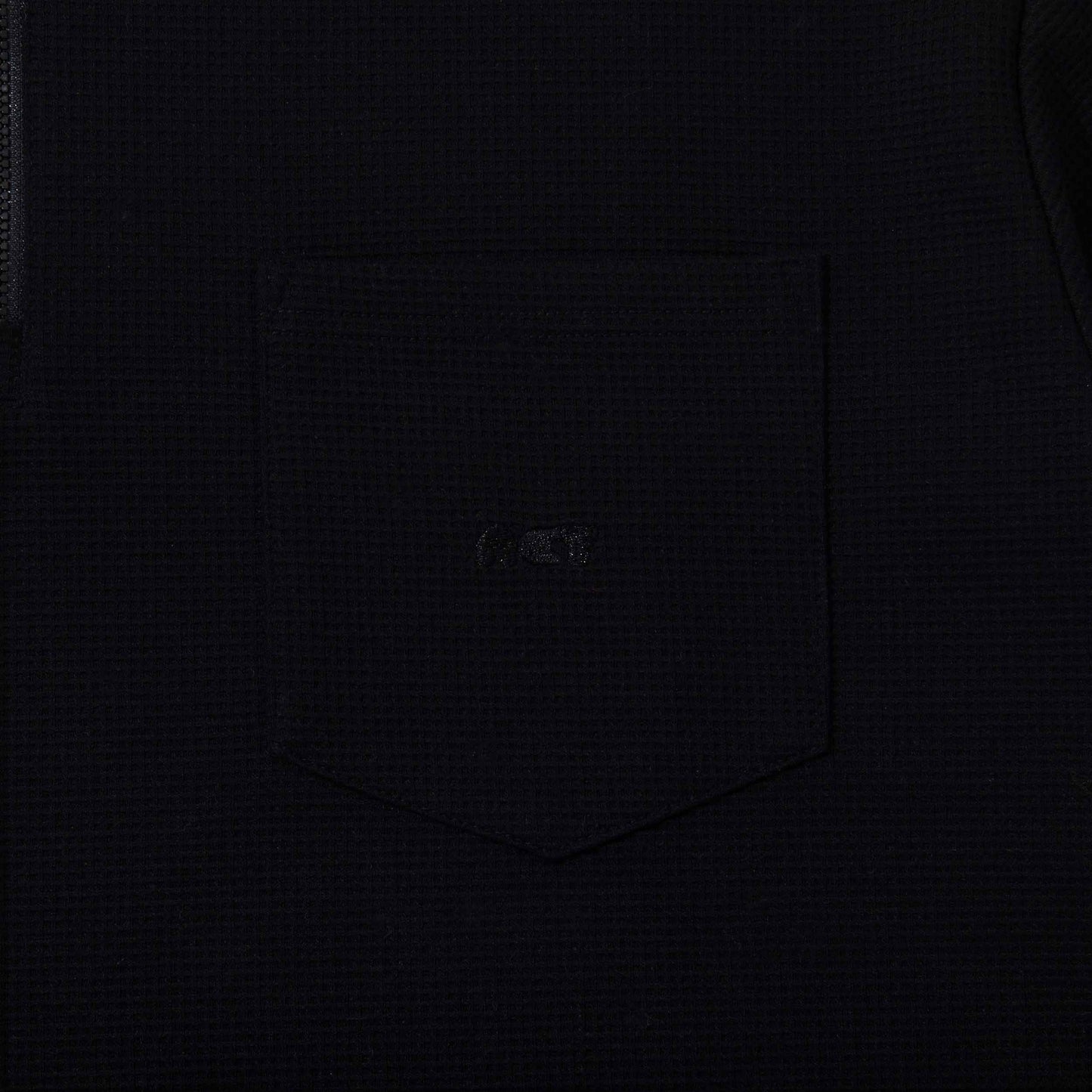 ZIP THERMAL PULLOVER / BLACK