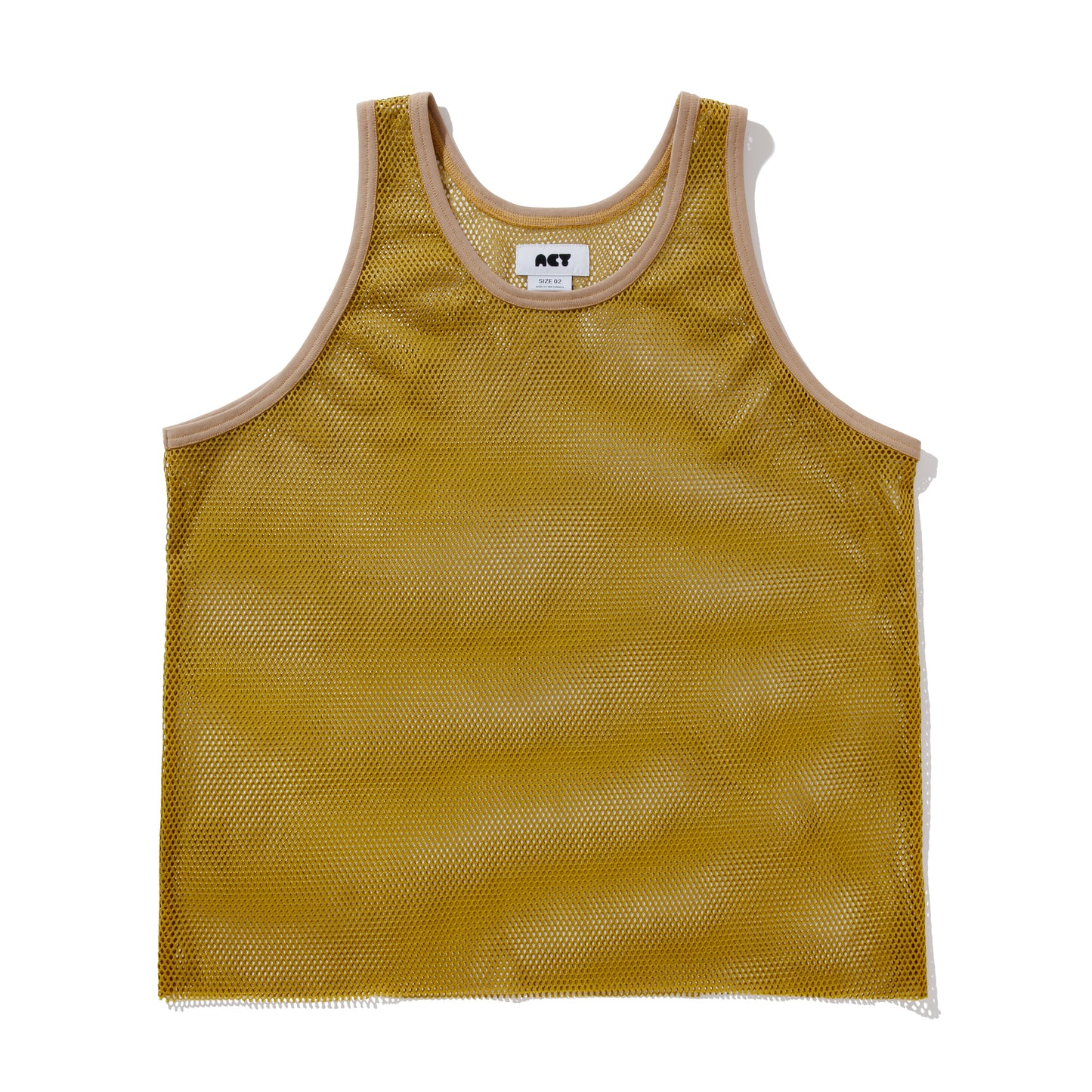 MESH TANK TOP V3 / OCHER