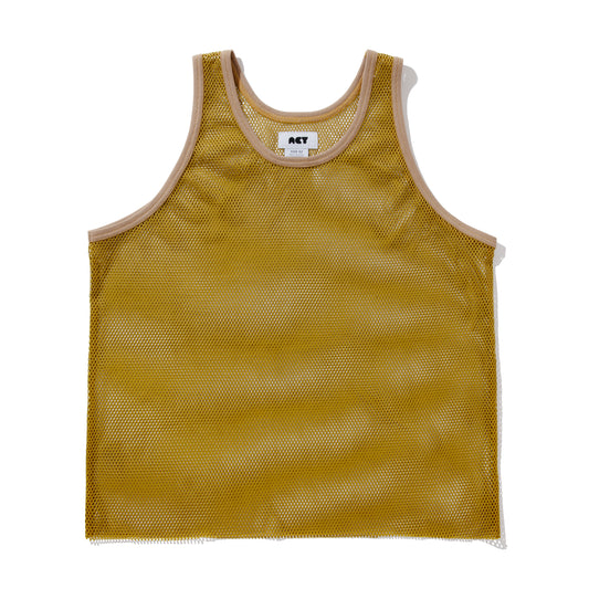 MESH TANK TOP V3 / OCHER