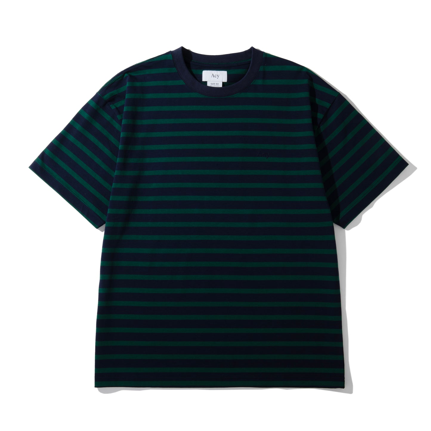 SS BORDER TEE / NAVY