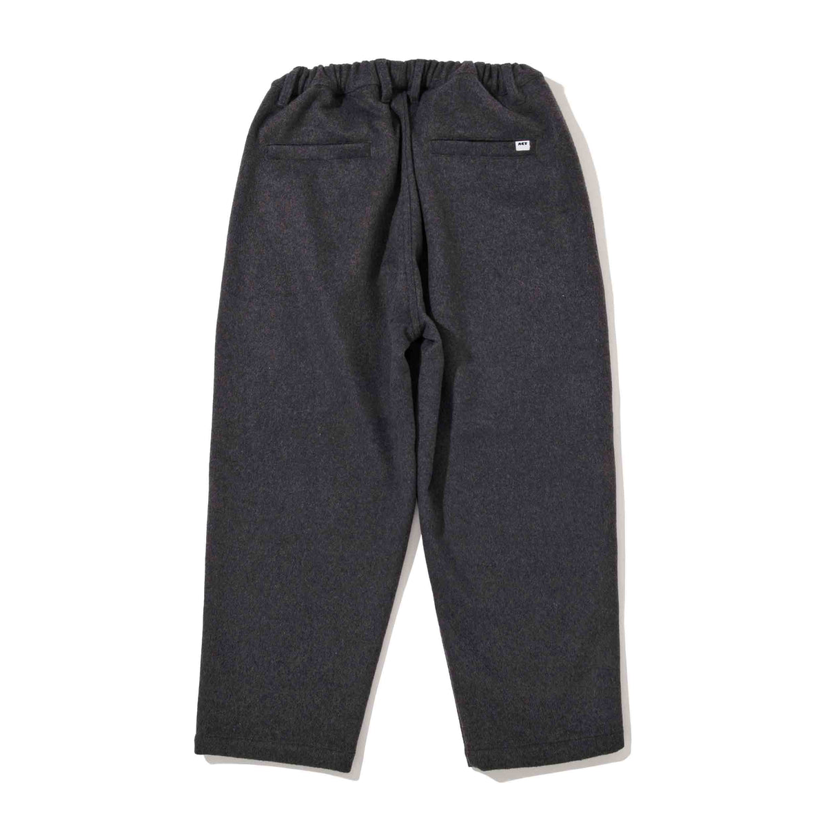 COMFORT WOOL PANTS / CHARCOAL
