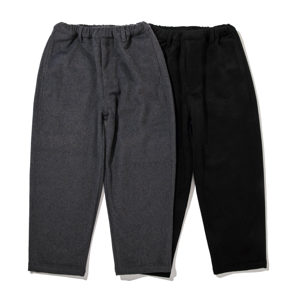 COMFORT WOOL PANTS / CHARCOAL