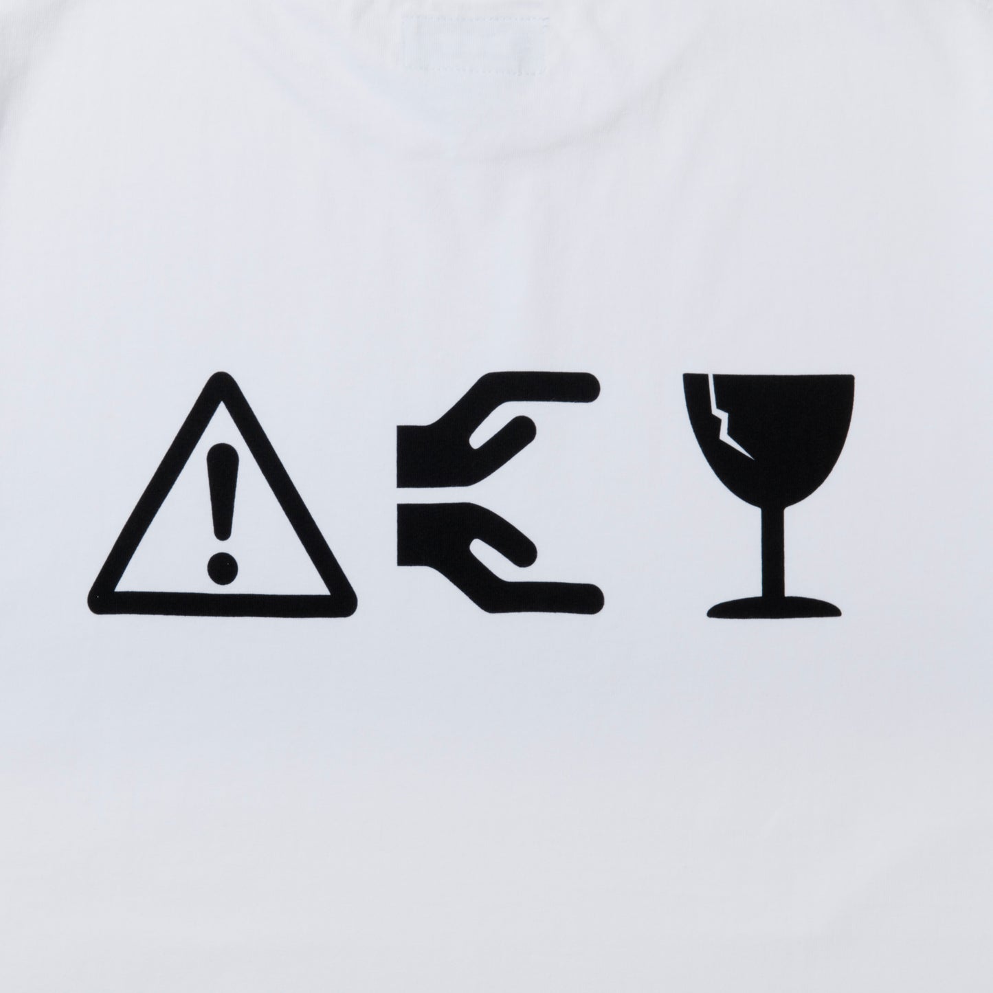 FRAGILE TEE / WHITE