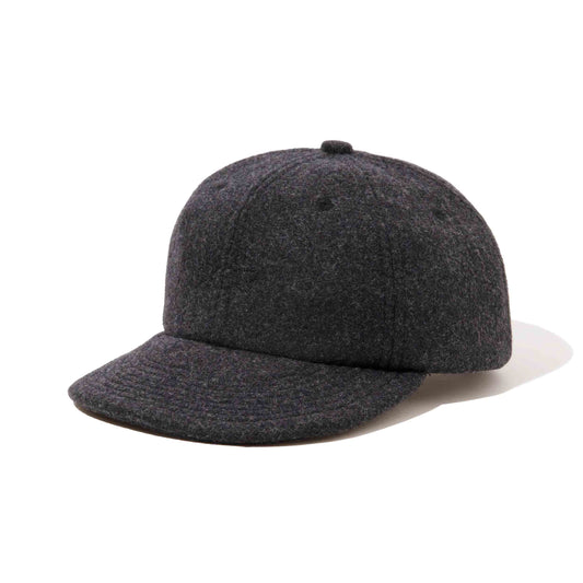 COMFORT WOOL 6PANEL CAP / CHARCOAL
