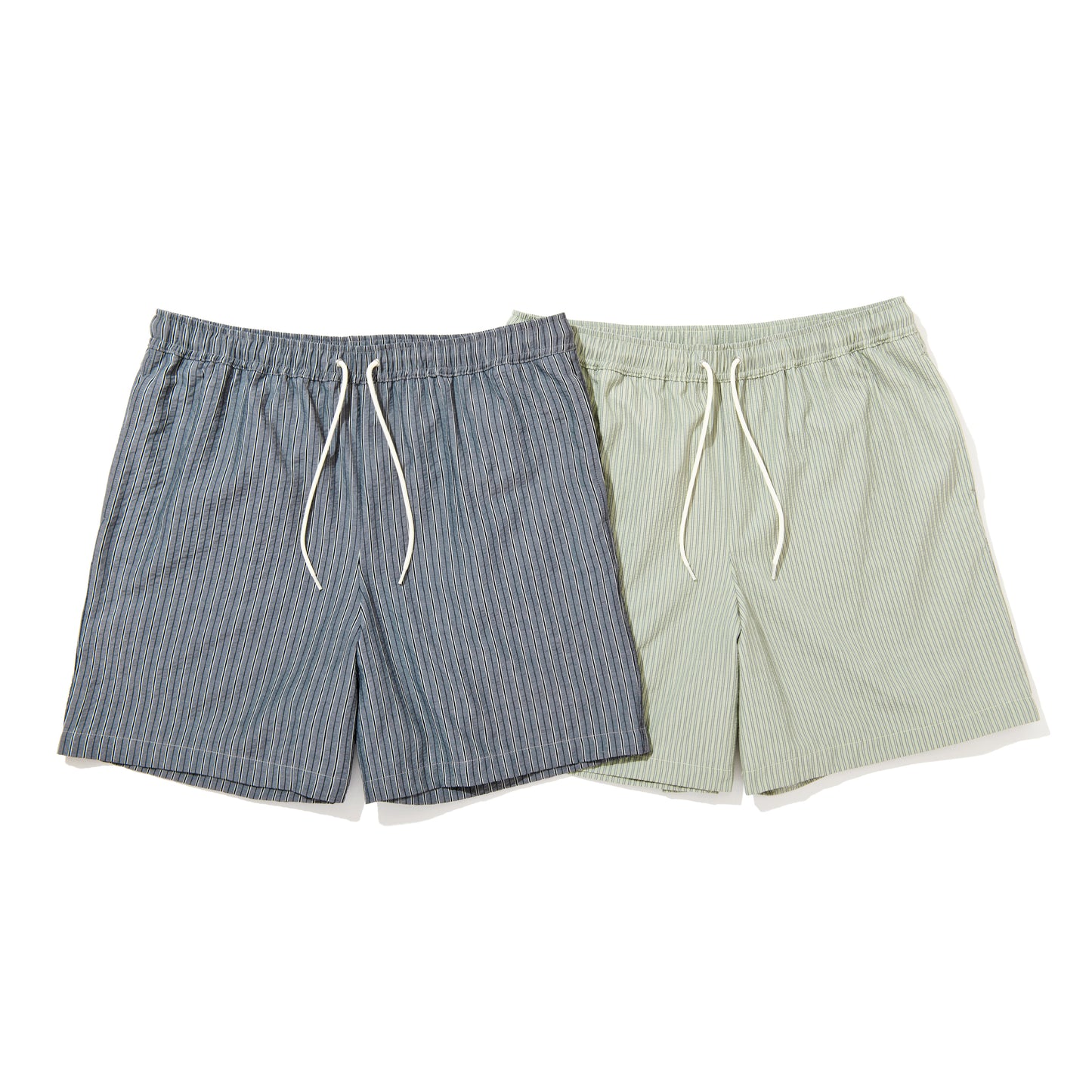 SEERSUCKER  BUGGY SHORTS / GRAY