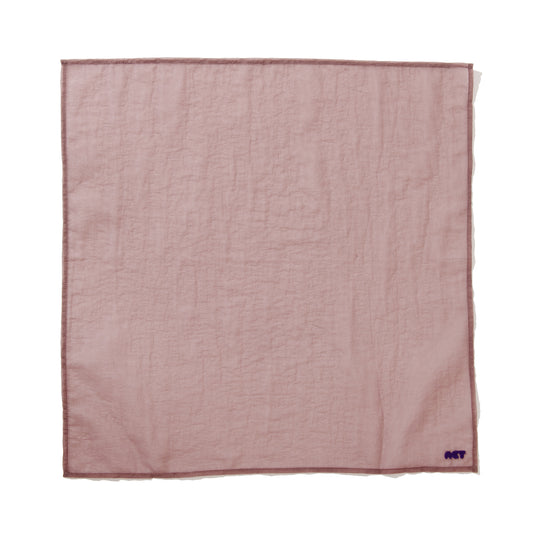 SEE-THROUGH GRID BANDANA / L.PURPLE