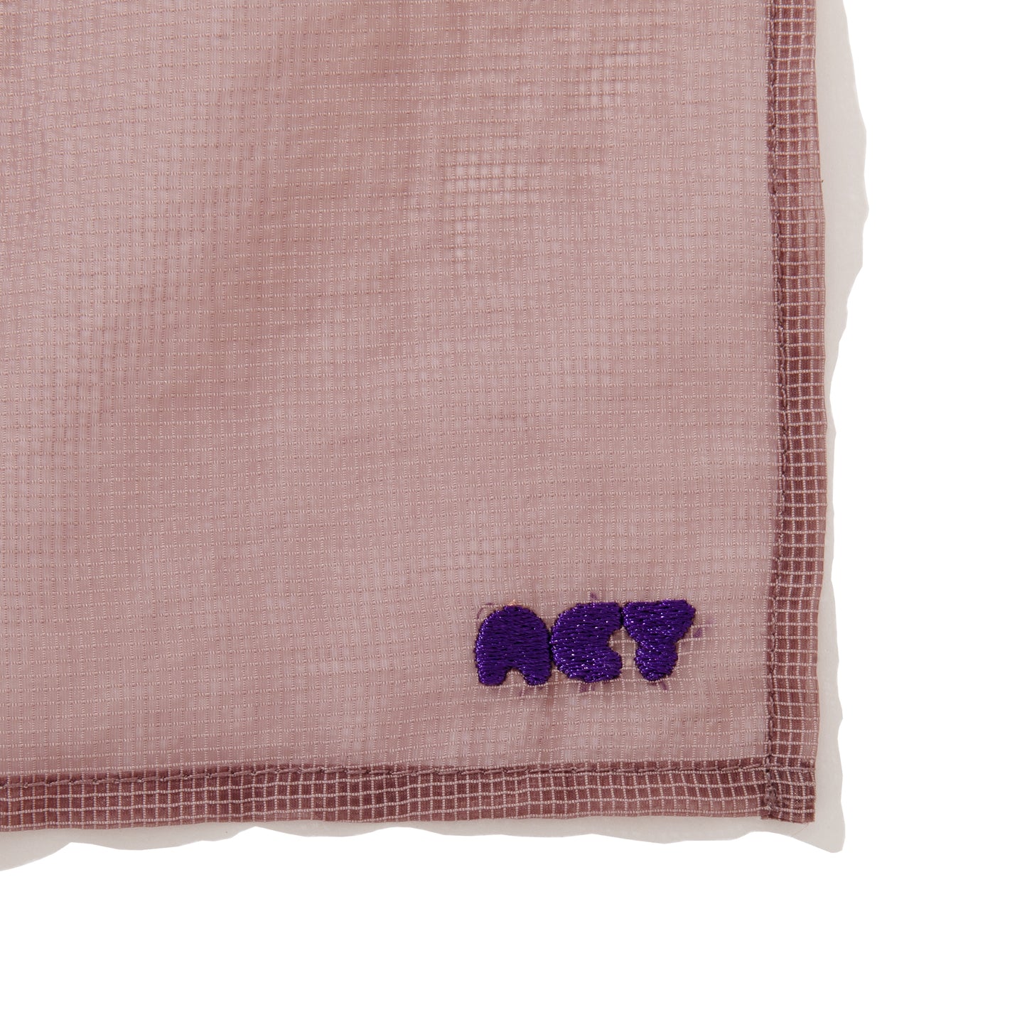 SEE-THROUGH GRID BANDANA / L.PURPLE