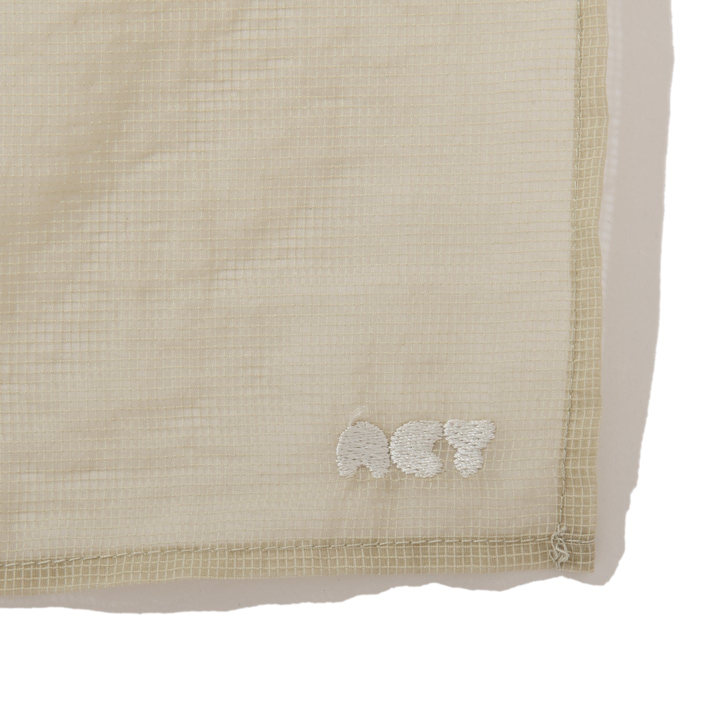 SEE-THROUGH GRID BANDANA / GRAYGE