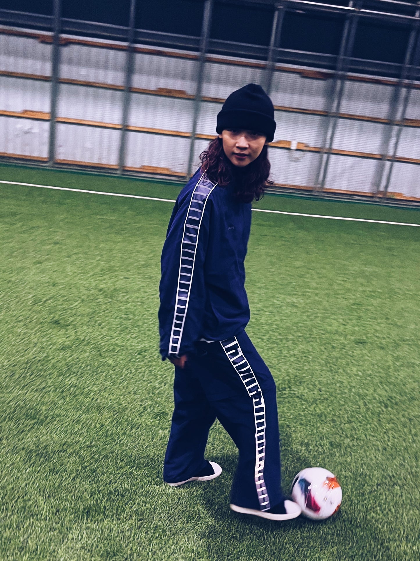 ×PUMA T7 TRACK JACKET / NAVY