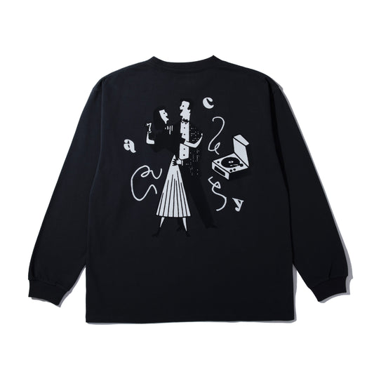 JOY L/S TEE / L.BLACK