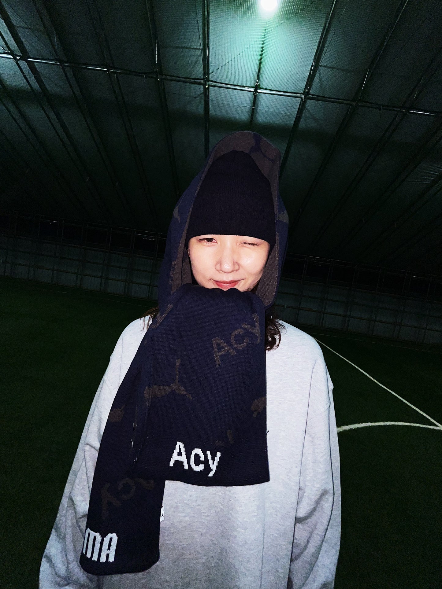 ×PUMA SCARF / NAVY