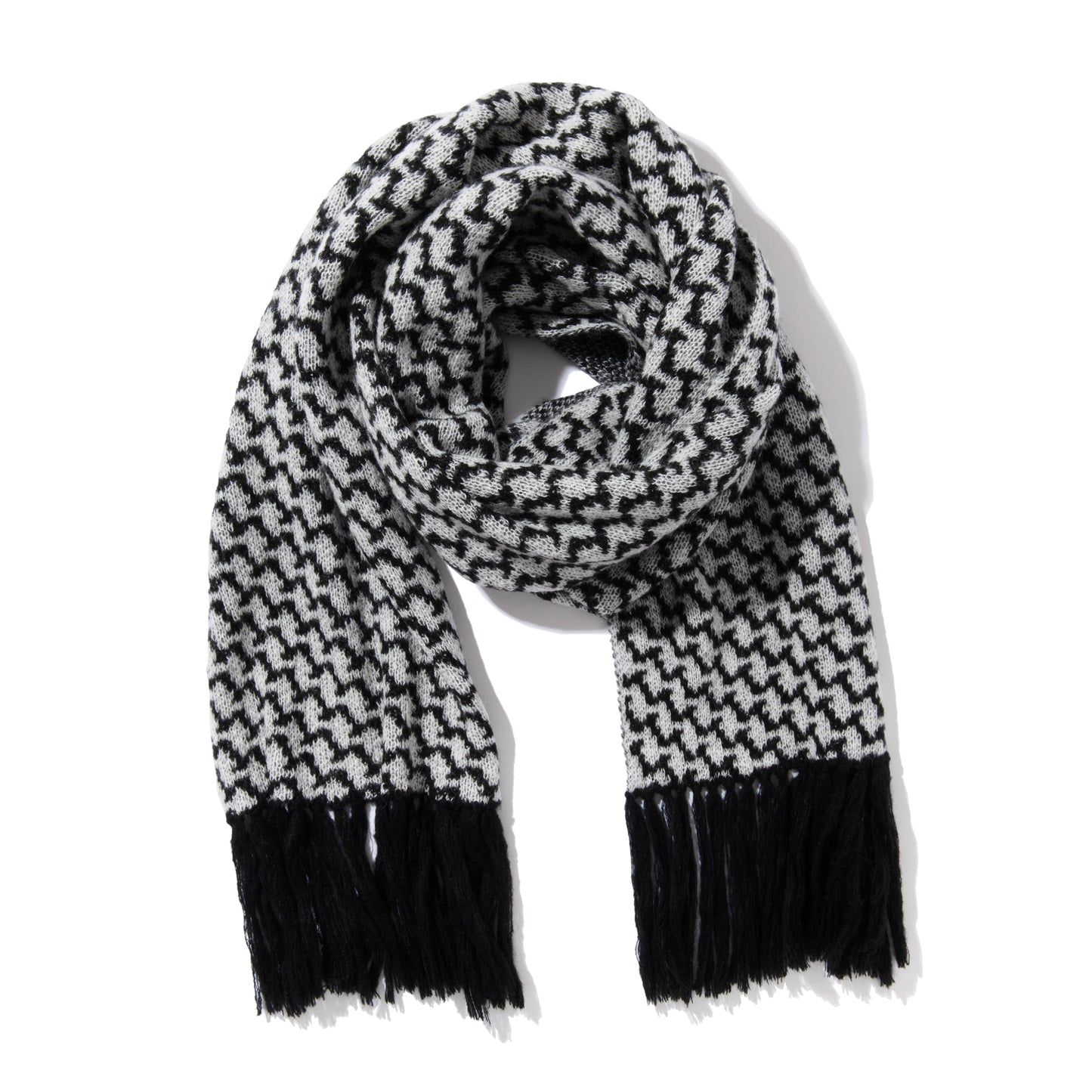 KPATTERN STOLE / BLACK