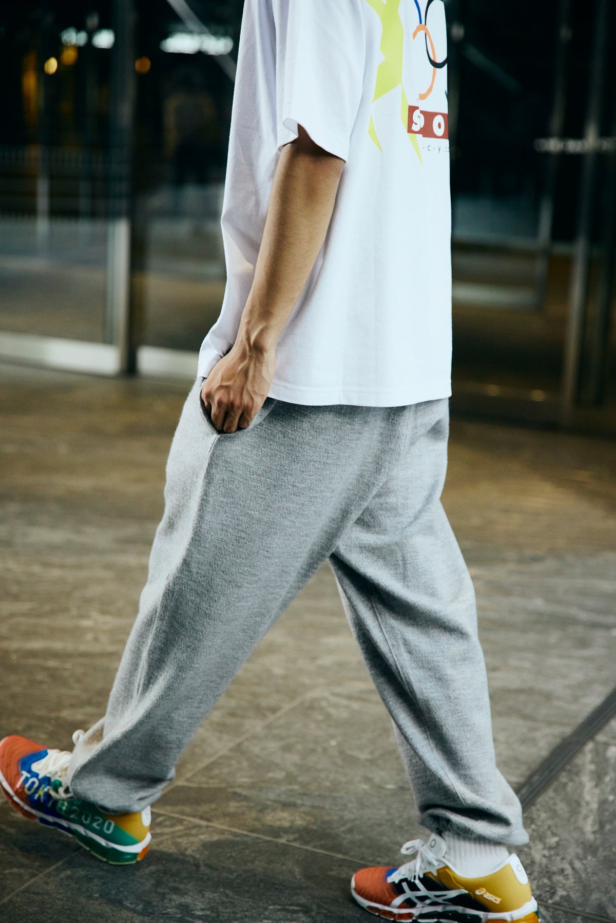 ALWACY SWEAT PANTS / SILVER