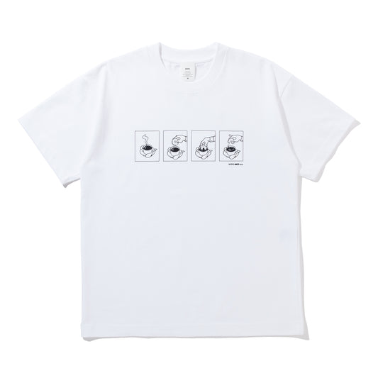 ×MOPS. DIPS TEE / WHITE