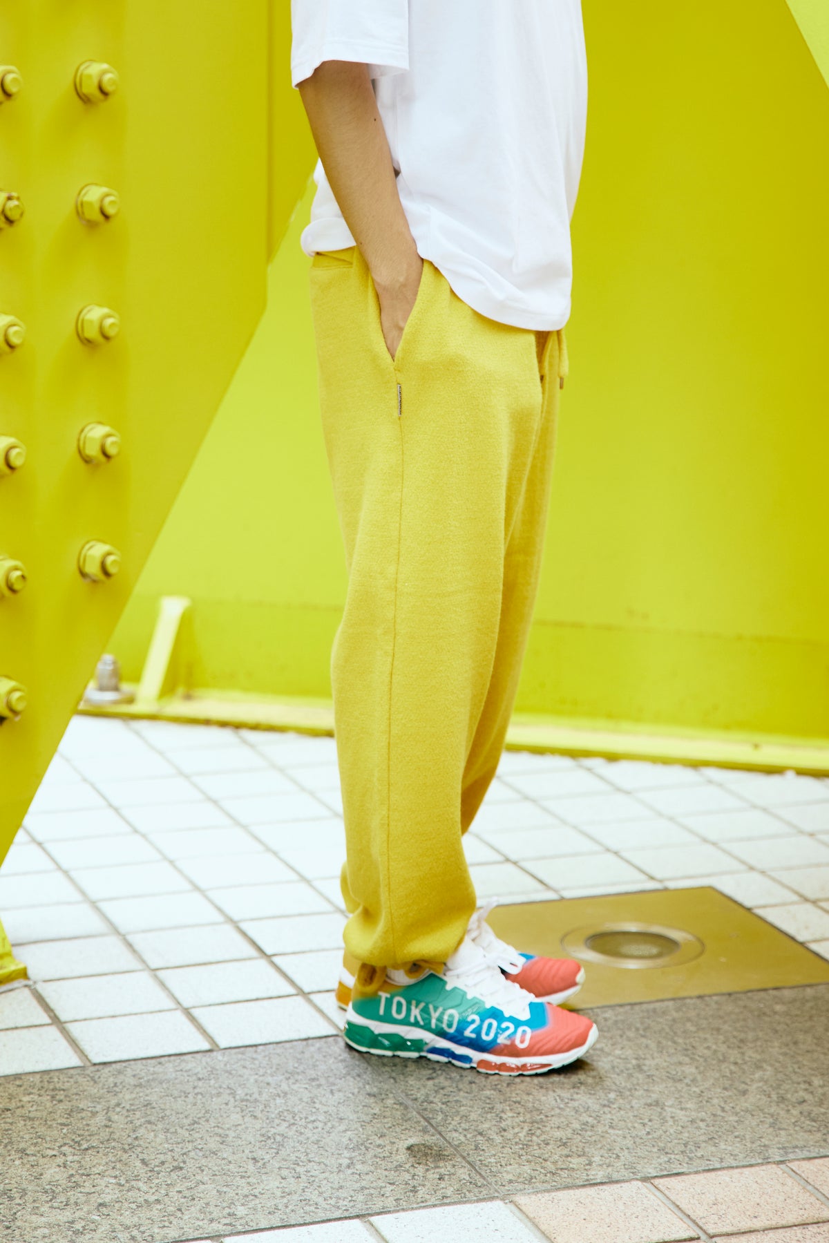 ALWACY SWEAT PANTS / GOLD
