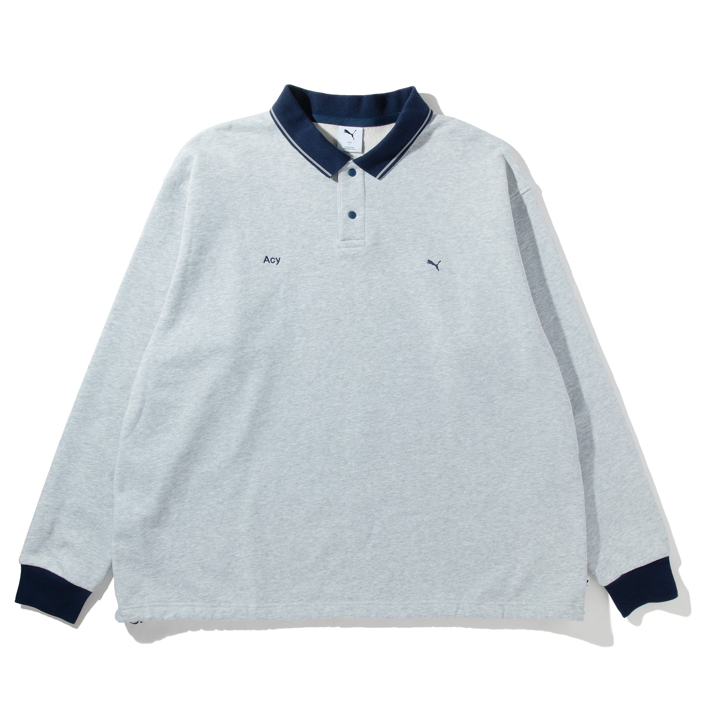 ×PUMA FOOTBALL SWEAT SHIRTS / NAVY