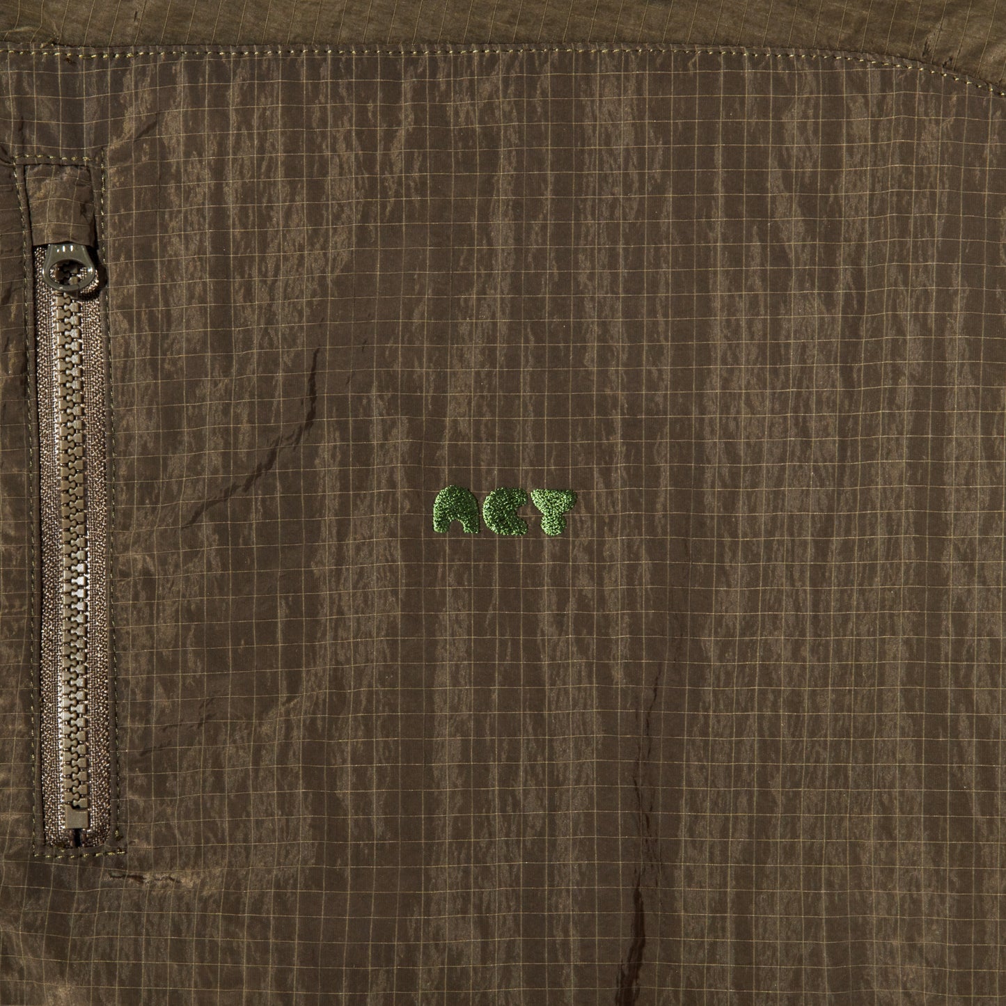 PACKABLE RIP JACKET / D.GREEN