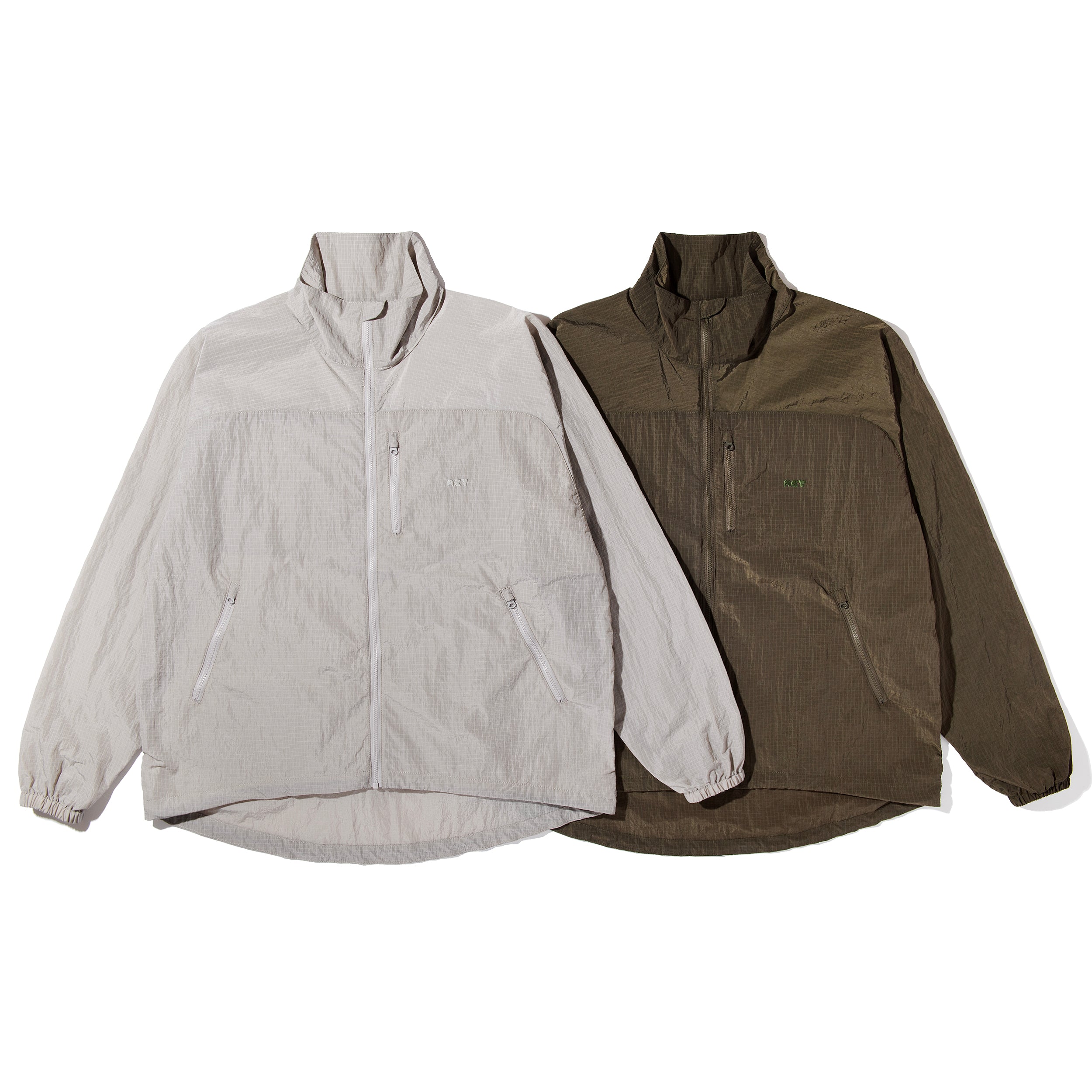ジャケット・アウター wake sapporo acy PACKABLE RIP JACKET PACKABLE RIP JACKET / GRAY – Acy
