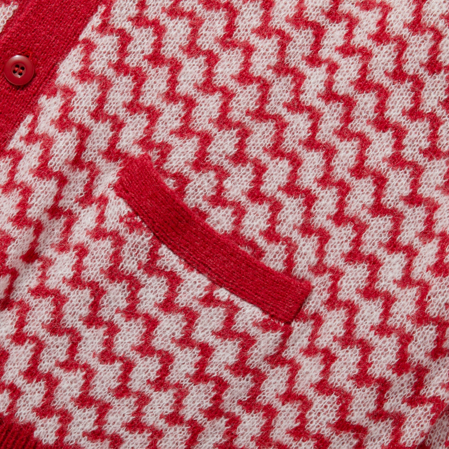 KPATTERN CARDIGAN / RED