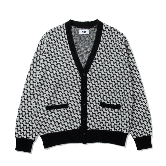 KPATTERN CARDIGAN / BLACK