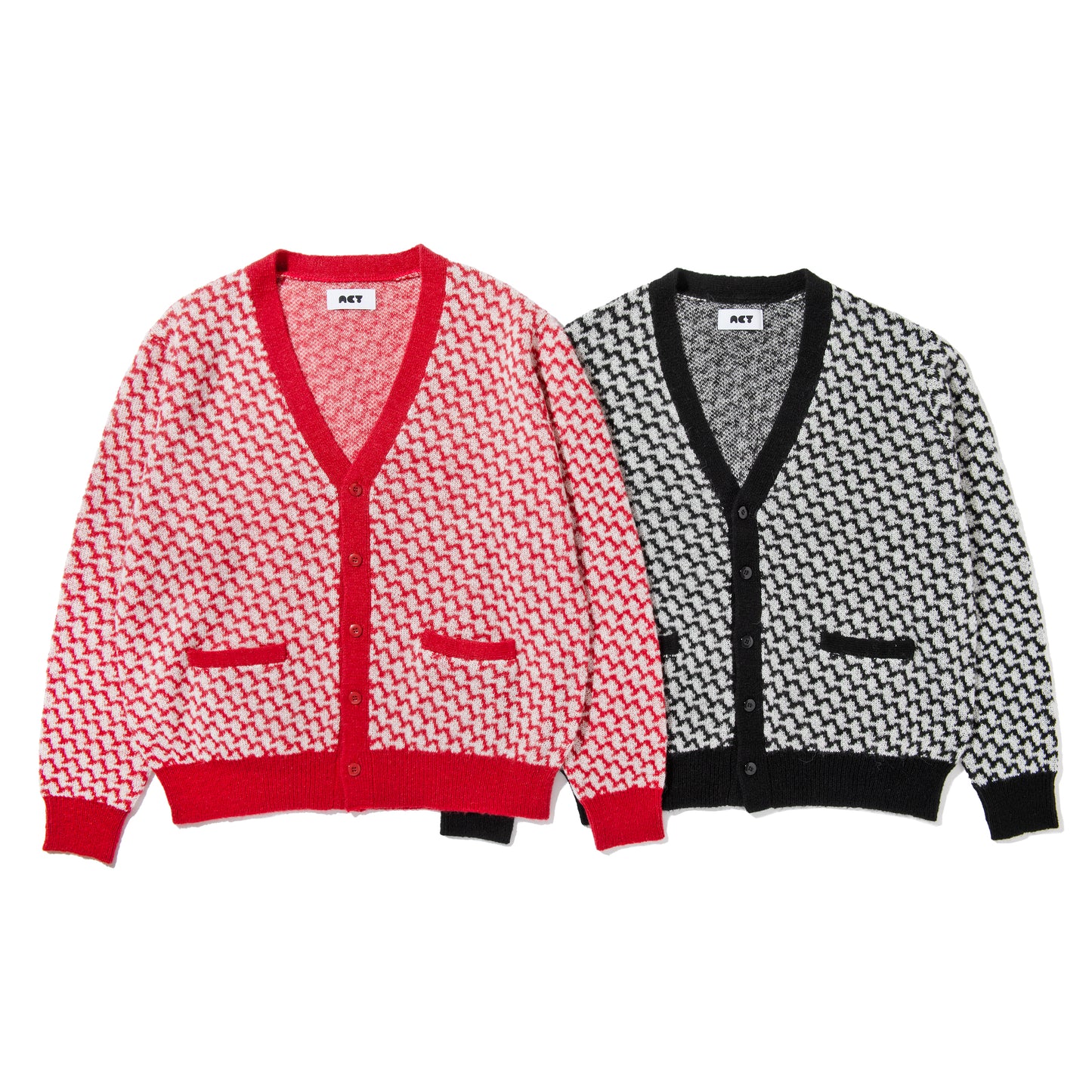 KPATTERN CARDIGAN / BLACK