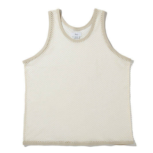 MESH TANK TOP V2 / CREAM