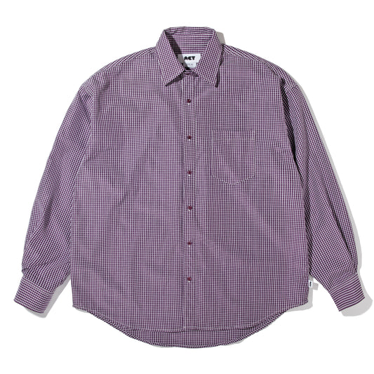 BASIC CHECK SHIRTS / PURPLE