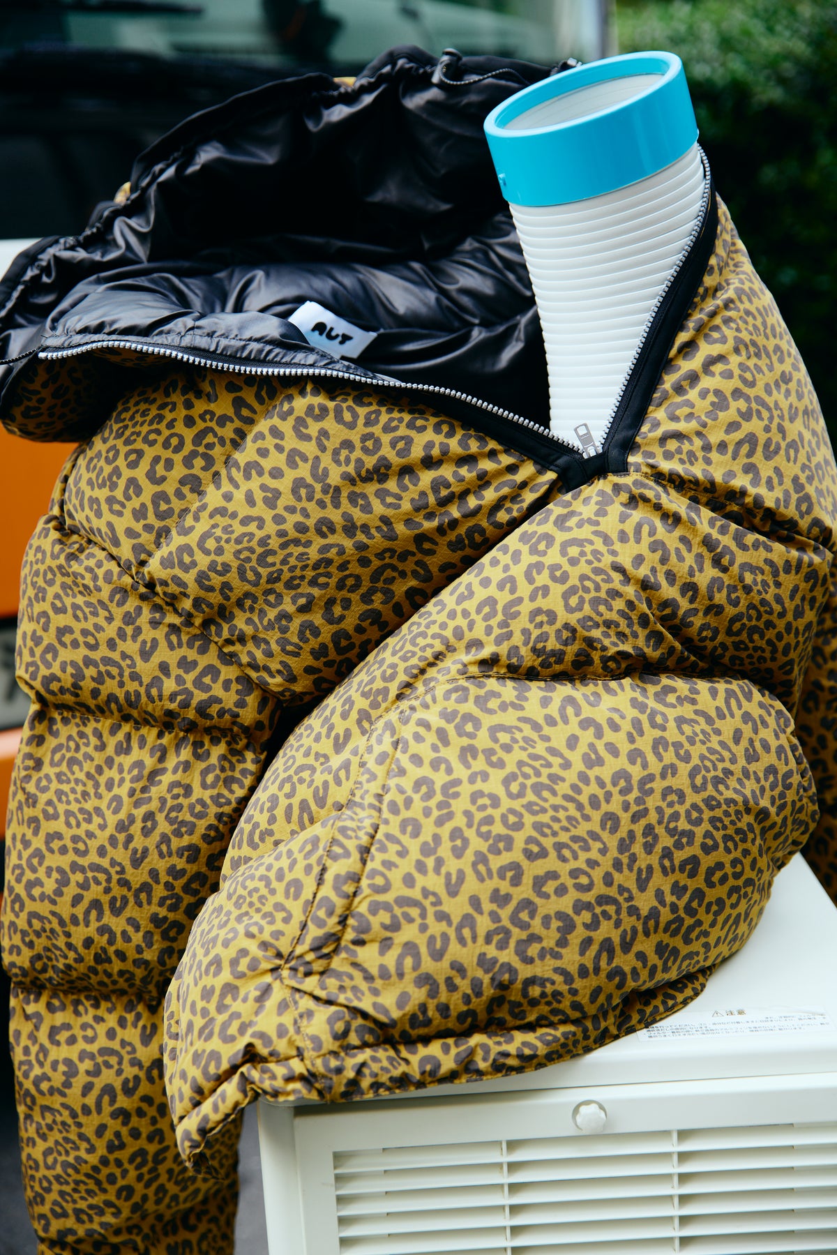 ALWACY HALF ZIP JACKET / LEOPARD