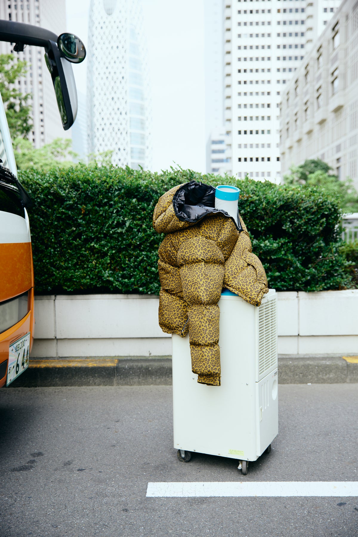 ALWACY HALF ZIP JACKET / LEOPARD