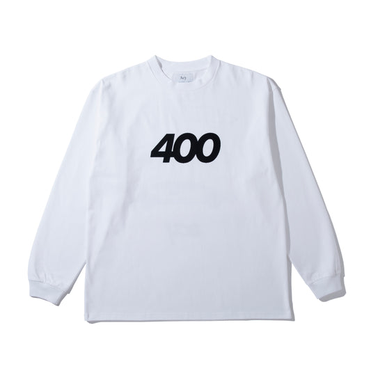 400 L/S TEE / WHITE