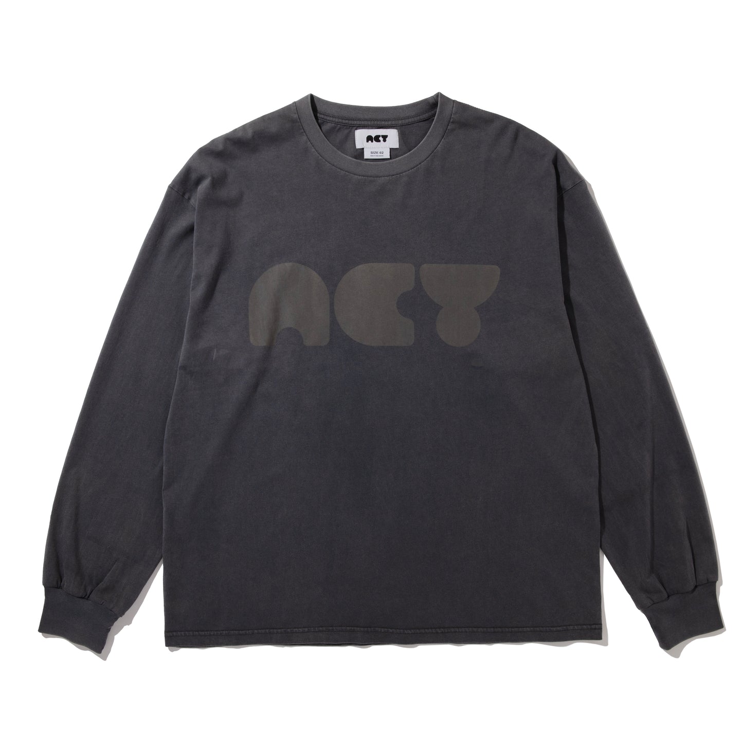 GDYE LOGO L/S TEE / S.GRAY