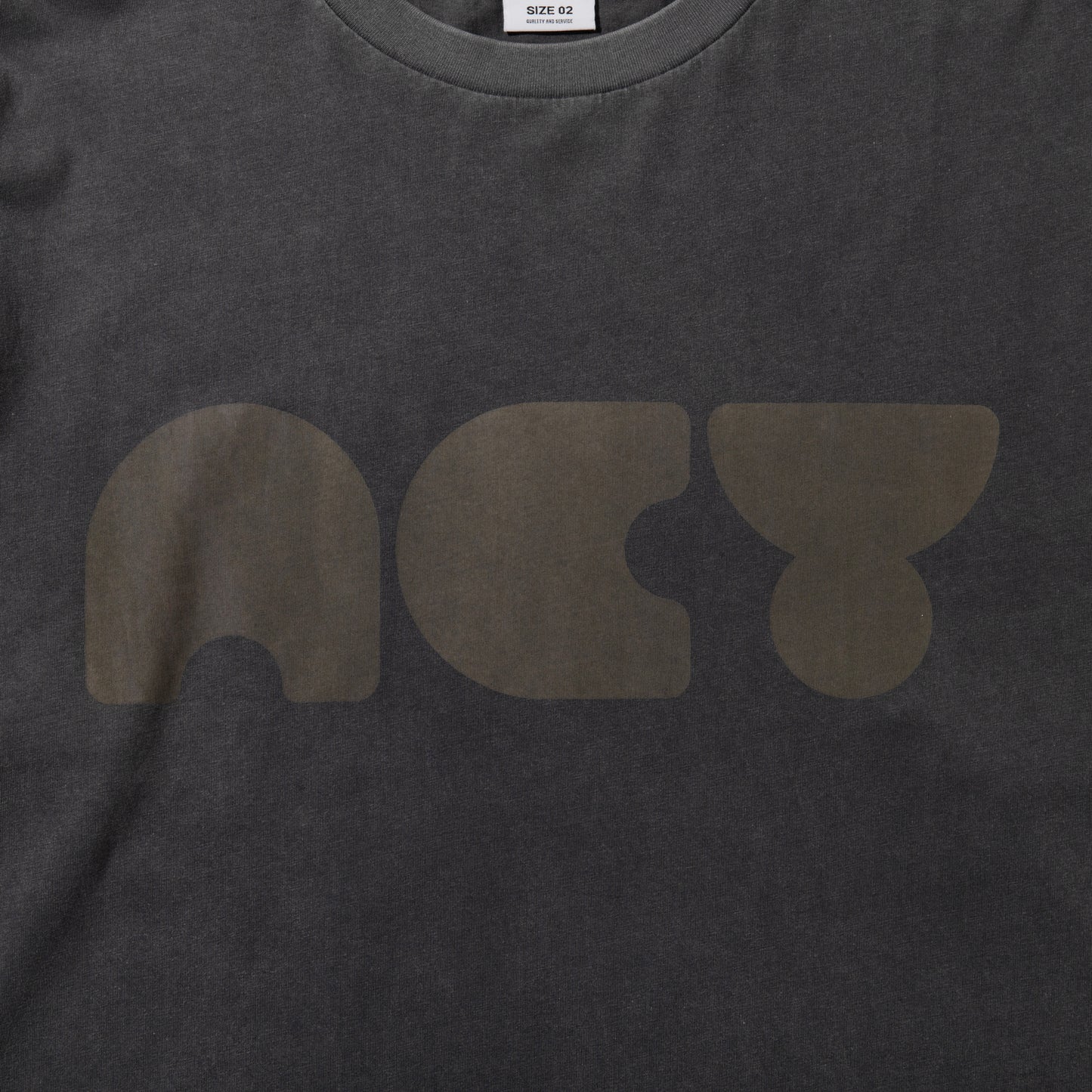 GDYE LOGO L/S TEE / S.GRAY