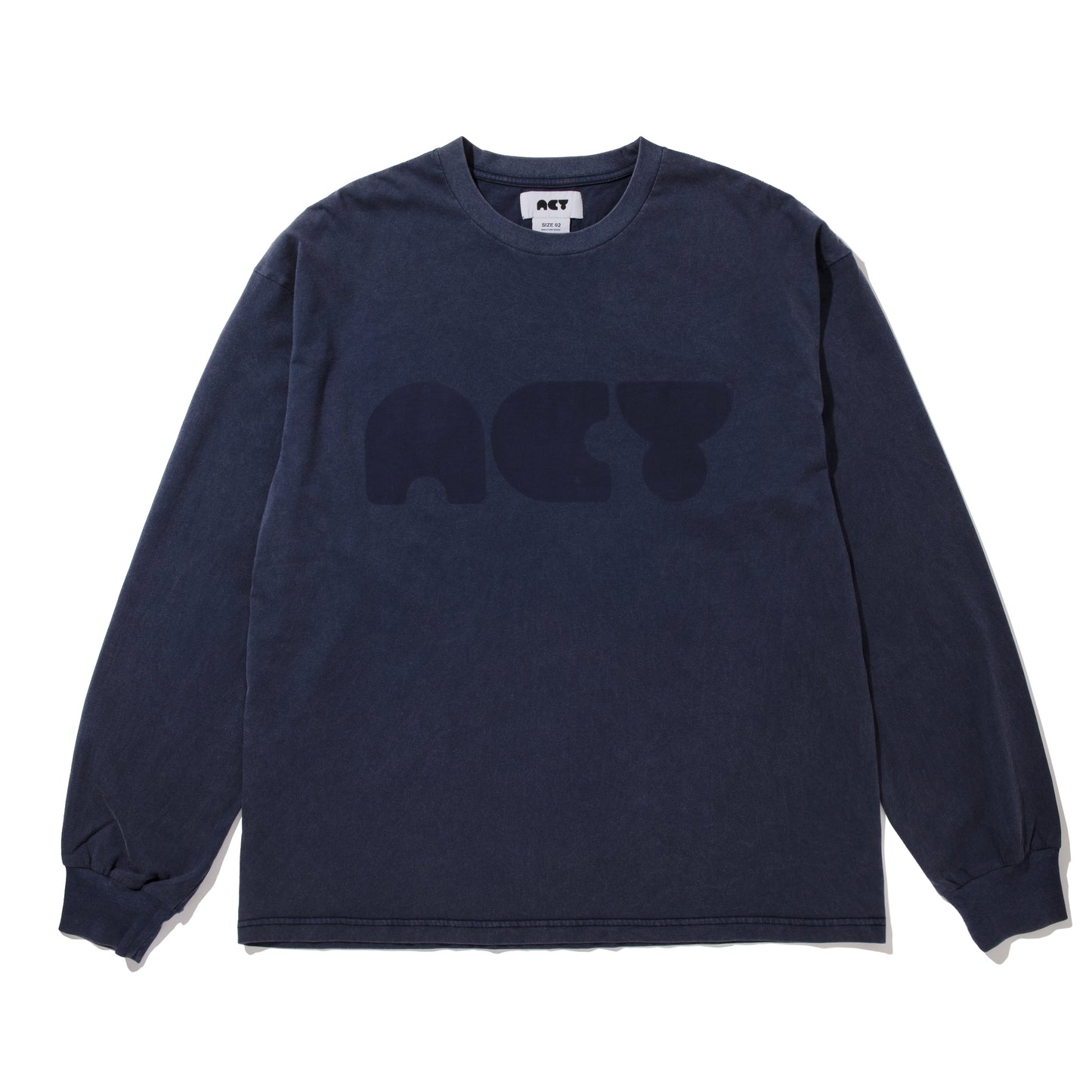 GDYE LOGO L/S TEE / S.NAVY