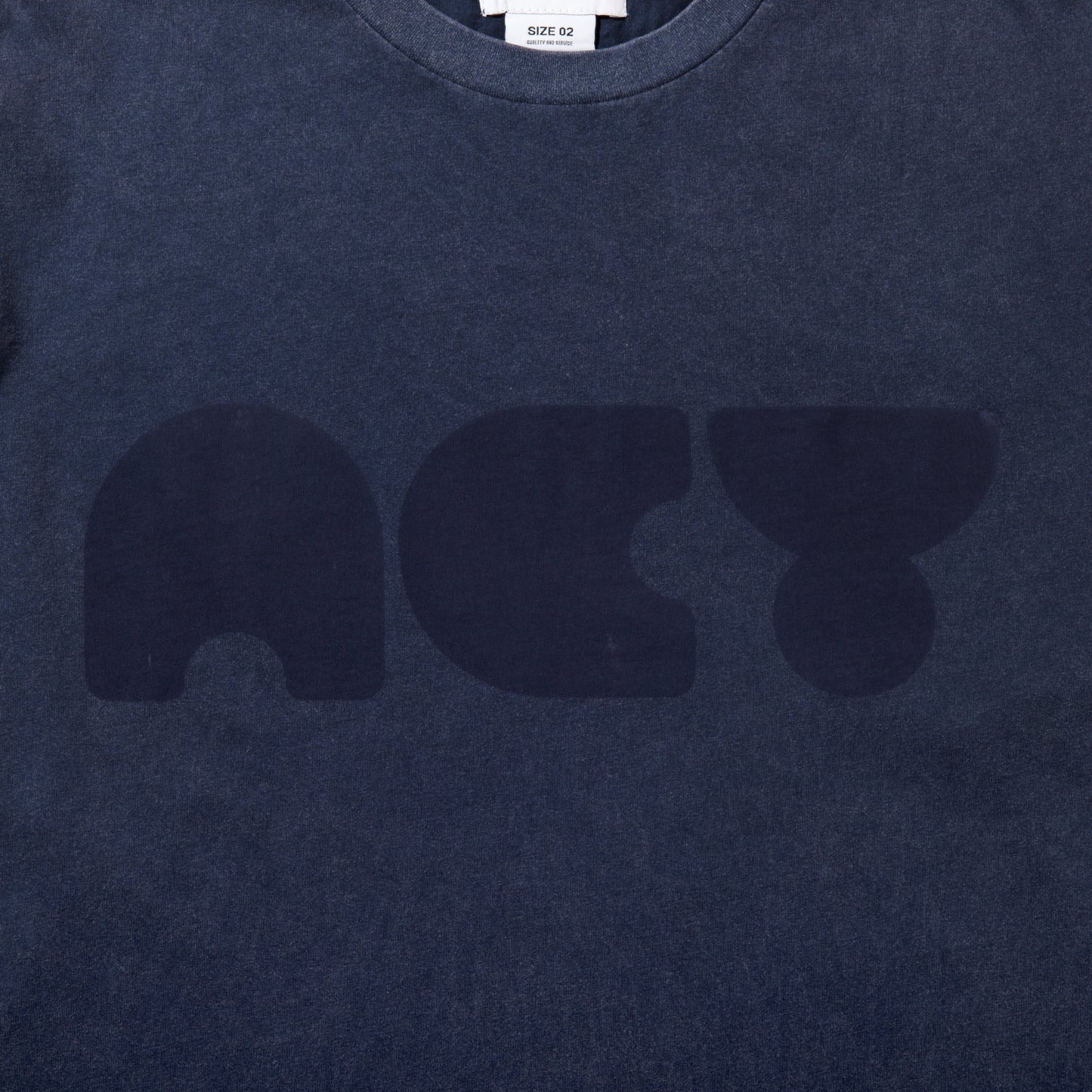 GDYE LOGO L/S TEE / S.NAVY