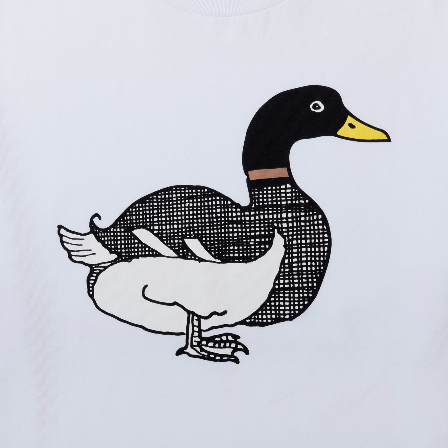 TURBO DUCK L/S TEE / WHITE